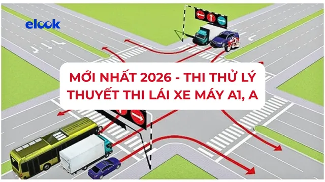 Thi thử Lý thuyết Lái Xe Máy hạng A1, A