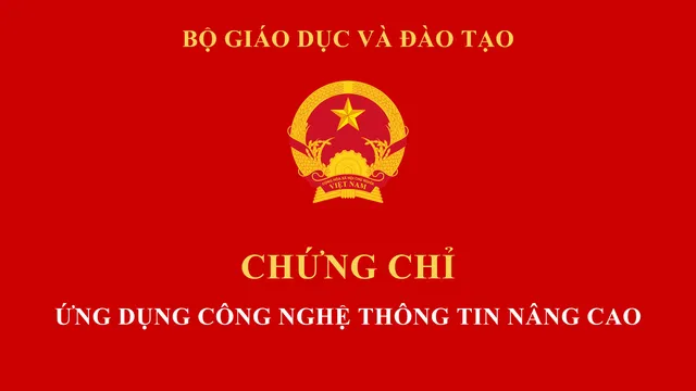 Ứng dụng CNTT Nâng cao (Tin học nâng cao) - Thi đậu 100%