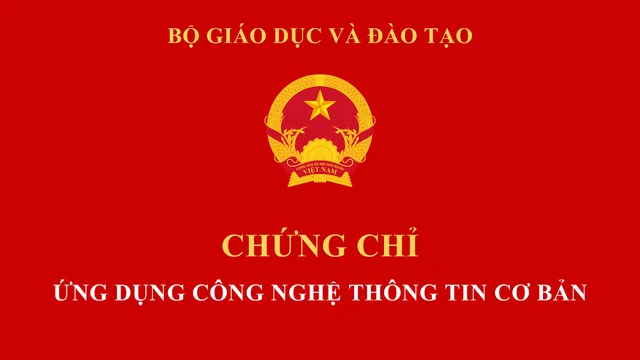 Ứng dụng CNTT Cơ bản (Tin học cơ bản) - Thi đậu 100%